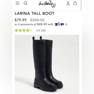 ISO!!! Sam Edelman Larina boot in black, size 9